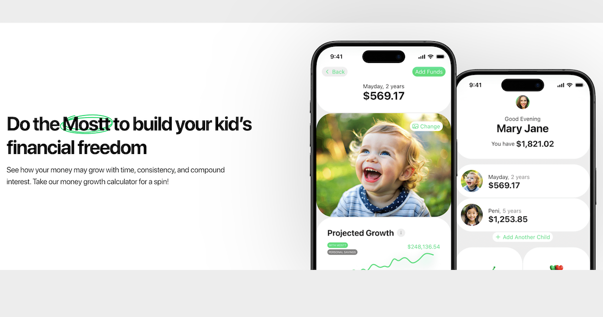 Mostt teen and family finance app